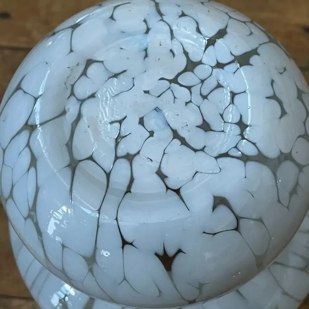 Hand Blown Mushroom-Shaped Tea Light Candle Holder 7